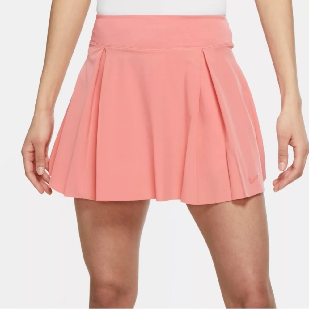 Nike Dri-Fit Pleated Skort, XL, Pink Salt